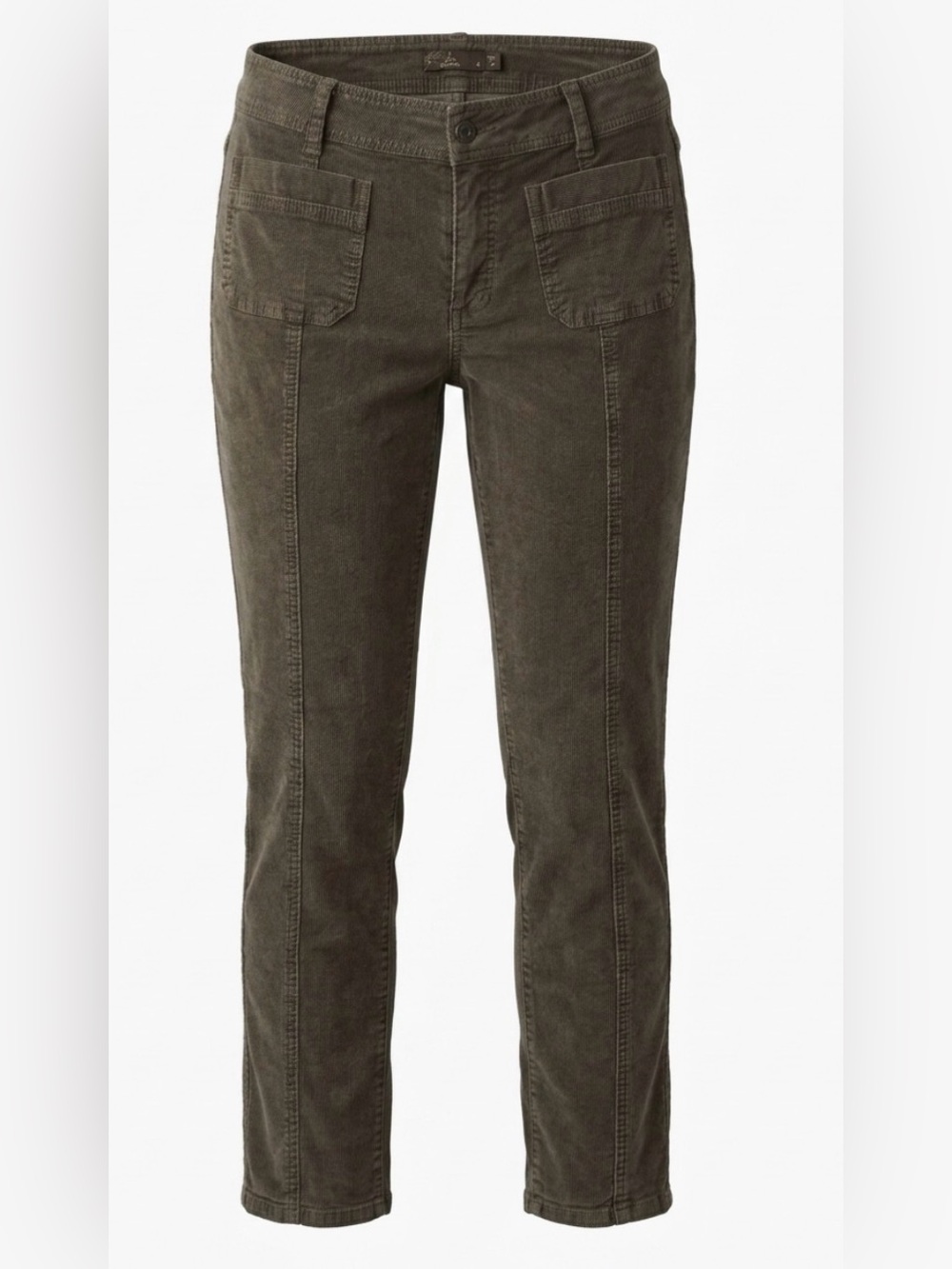 Prana Women's Skinny Corduroy Jeans in Olive